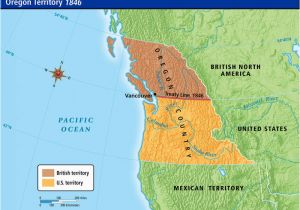 Oregon Country Map 1846 oregon Treaty 1846 A origins Of the Ideology Of Manifest Destiny