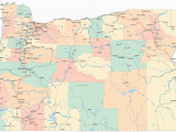 Oregon County Map with Cities Gallery Of oregon Maps
