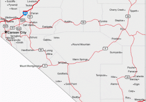 Oregon County Map with Major Cities Map Of Nevada Cities Nevada Road Map