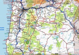 Oregon Driving Map Highway Map Of oregon State Secretmuseum