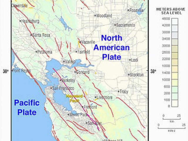 Oregon Earthquake Fault Lines Map Hayward Fault Zone Wikipedia 