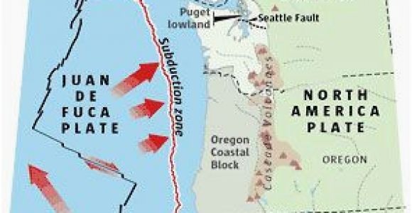 Oregon Earthquake Fault Lines Map oregon Fault Line Map Secretmuseum