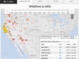 Oregon forest Fires Map Wildfires In the United States Data Visualization by Ecowest org