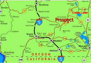 Oregon Gold Maps Prospect oregon Map Prospect Hotel oregon Map and Directions