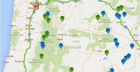 Oregon Hot Springs Map oregon Hot Springs Map oregon Discovery