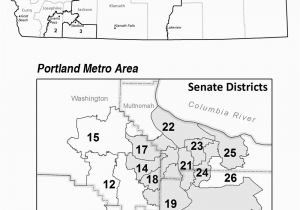 Oregon House District Map oregon Secretary Of State Senate Representative District Maps