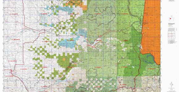 Oregon Hunting Unit Map or 16 Santiam S Map Mytopo