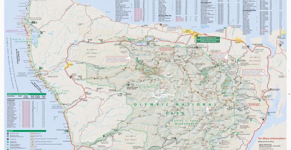 Oregon Inlet Campground Map Maps Olympic National Park U S National Park Service