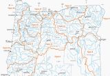 Oregon Lakes Map Map Of oregon Rivers and Lakes Secretmuseum