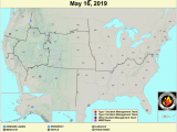 Oregon Large Fire Map Weather Near Fires 5 16 2019