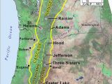 Oregon Mountain Ranges Map Cascade Mountains oregon Map Secretmuseum