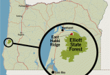 Oregon National forests Map orww Elliott State forest Maps