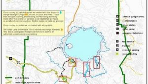 Oregon National Parks Map Crater Lake National Park Map Maps Local National Parks Map