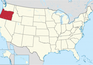 Oregon On A Us Map List Of Cities In oregon Wikipedia