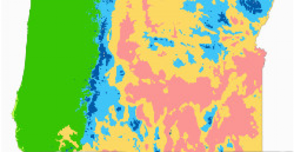 Oregon Rainfall Map Climate Of oregon Revolvy