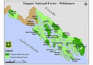 Oregon Rainforest Map tongass National forest Wikipedia