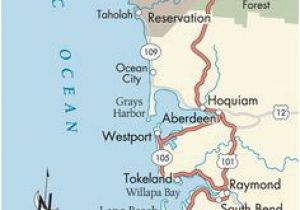 Oregon Rainforest Map Washington and oregon Coast Map Travel Places I D Love to Go