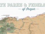 Oregon Ridge Park Map oregon State Parks Federal Lands Map 24×36 Poster Best Maps Ever