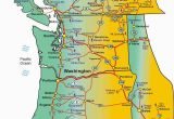 Oregon Ski areas Map Pacific northwest Ski areas Map with Washington State oregon Idaho