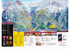 Oregon Ski Resorts Map Whistler Blackcomb Trail Map Onthesnow