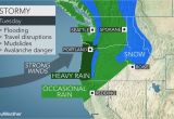Oregon Snowfall Map Early Week Storm May Be Strongest yet This Season In northwestern Us