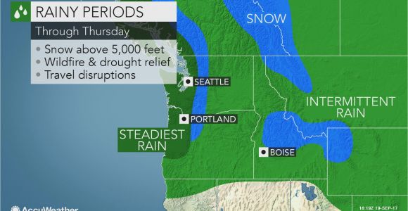 Oregon Snowfall Map Series Of Storms to Deliver Much Needed Rain to northwest Cascades
