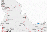 Oregon State Map Showing Cities Map Of Idaho Cities Idaho Road Map