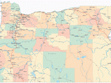 Oregon State Map with Counties Gallery Of oregon Maps