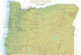 Oregon State Parks Map Amazon Com Best Maps Ever oregon State Parks Map 18×24 Poster Sage