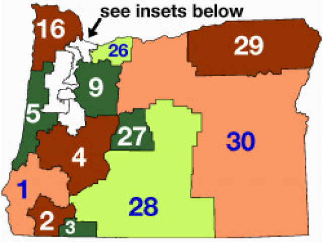 Oregon State Senate District Map oregon State Elections 2006 Wikivisually  secretmuseum