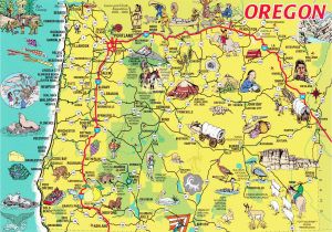 Oregon tourism Map oregon Travel and tourism 2019 Map Of Washington State and oregon