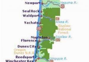 Oregon town Map Simple oregon Coast Map with towns and Cities Projects to Try In