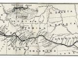 Oregon Trail Map with Landmarks Map Of the oregon Trail by Ezra Meeker the Hop King Of the World