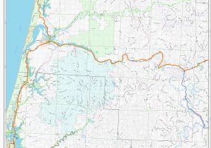 Oregon Trail On A Map Map Of Coos Bay oregon Secretmuseum