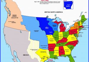 Oregon Treaty Map Inspirational Map Of Us Territories In 1800 Unitedstatesexpansion