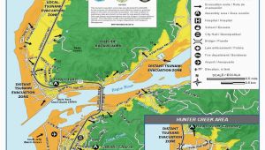 Oregon Tsunami Evacuation Maps Gold Beach Natural Hazards Physical Oceanography