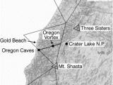 Oregon Vortex Map Map Of oregon Laylines Ley Lines Pacific northwest these are My