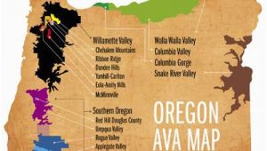 Oregon Wine Ava Map Learn Your Avas