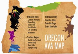 Oregon Wine Ava Map Learn Your Avas