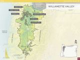 Oregon Wine Map Willamette Valley Amity oregon Map Secretmuseum