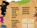 Oregon Wine Tasting Map Learn Your Avas