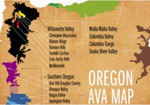 Oregon Wine Tasting Map Learn Your Avas