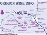 Oregon Wine Trail Map the oregon Wine Info