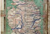 Os Map Of England Matthew Paris Map Of Britain History is Almost Everything