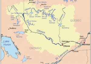 Ottawa River Canada Map Ottawa Rijeka Wikipedija