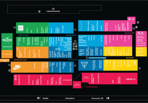 Outlets In California Map Center Map for Seattle Premium Outletsa A Shopping Center In