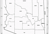 Outline Map Of Arizona U S County Outline Maps Perry Castaa Eda Map Collection Ut