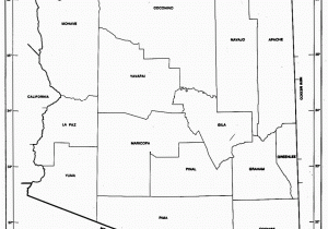 Outline Map Of Arizona U S County Outline Maps Perry Castaa Eda Map Collection Ut