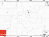 Outline Map Of Colorado Blank Simple Map Of Colorado No Labels