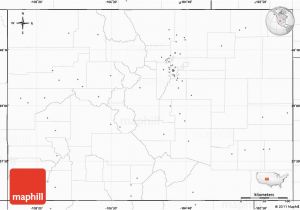 Outline Map Of Colorado Blank Simple Map Of Colorado No Labels